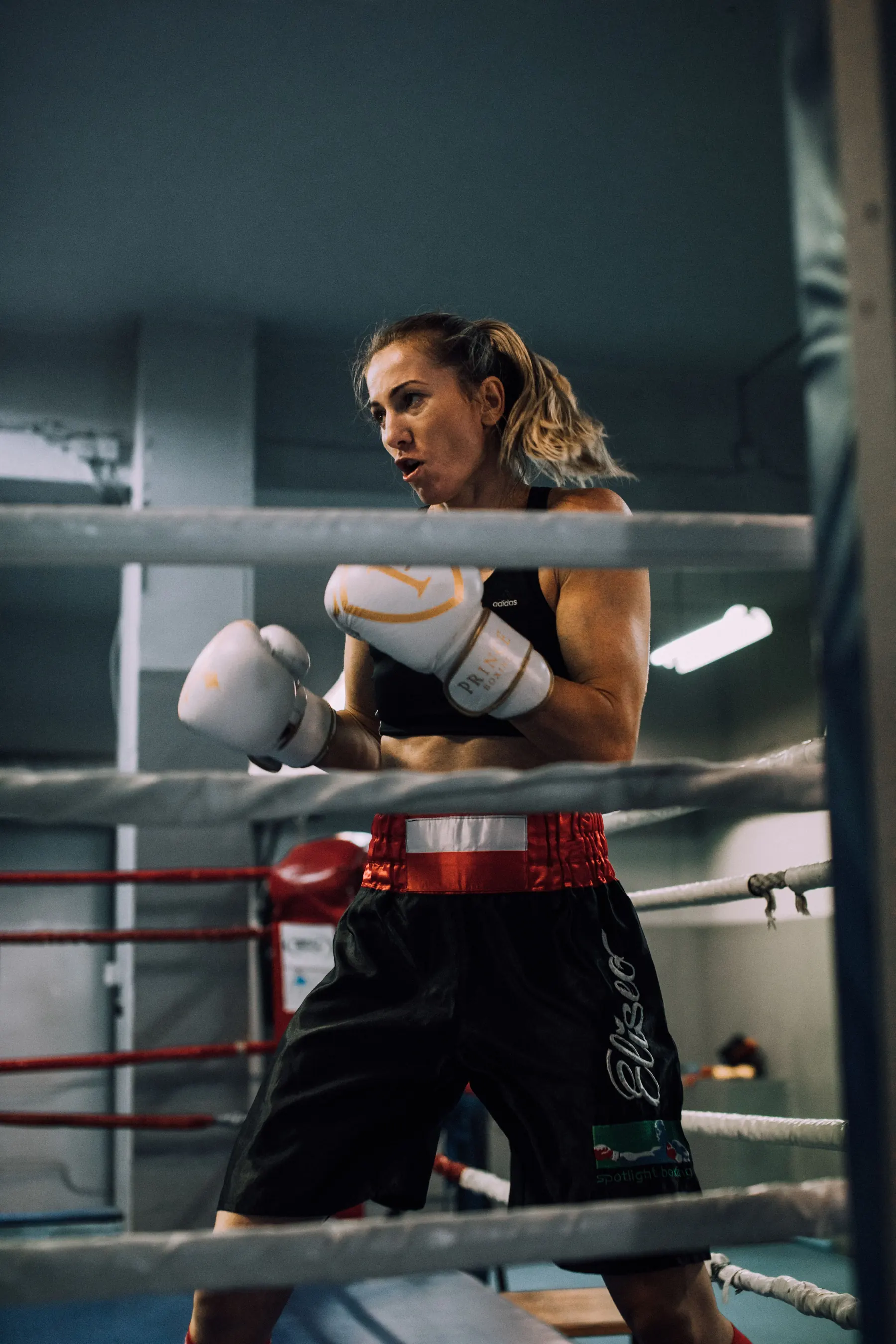 Combat sports coach and athlete training